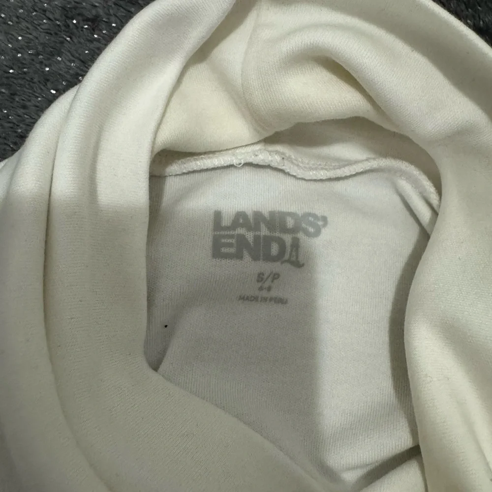 Women's White Turtleneck Top